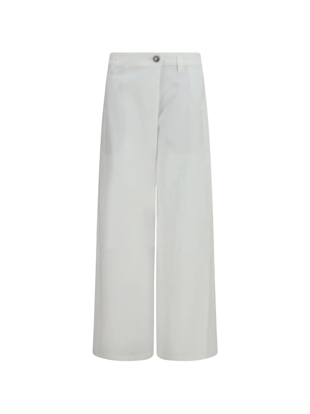 Brunello Cucinelli cotton trousers - Bianco