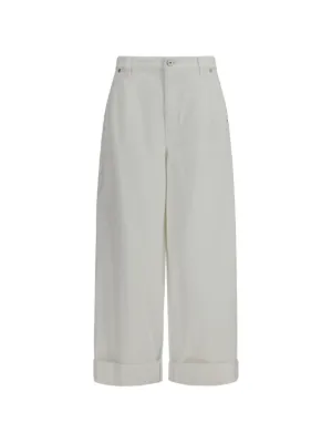 Brunello Cucinelli モニーレ パンツ | ニュートラル | FARFETCH JP