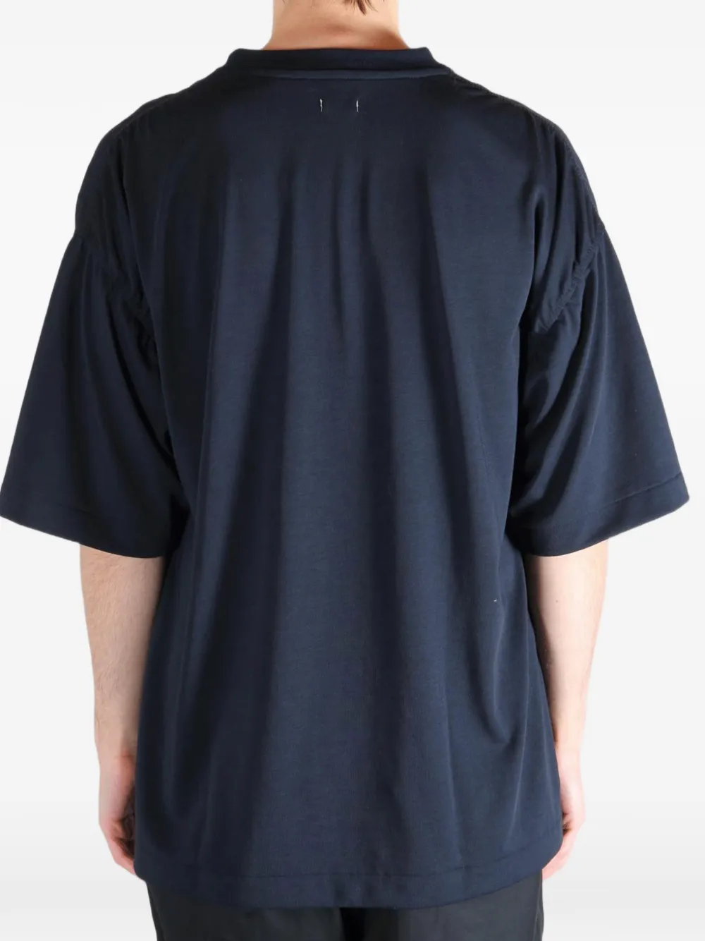 Nanamica Polyester Jersey Pocket Tee In Blue
