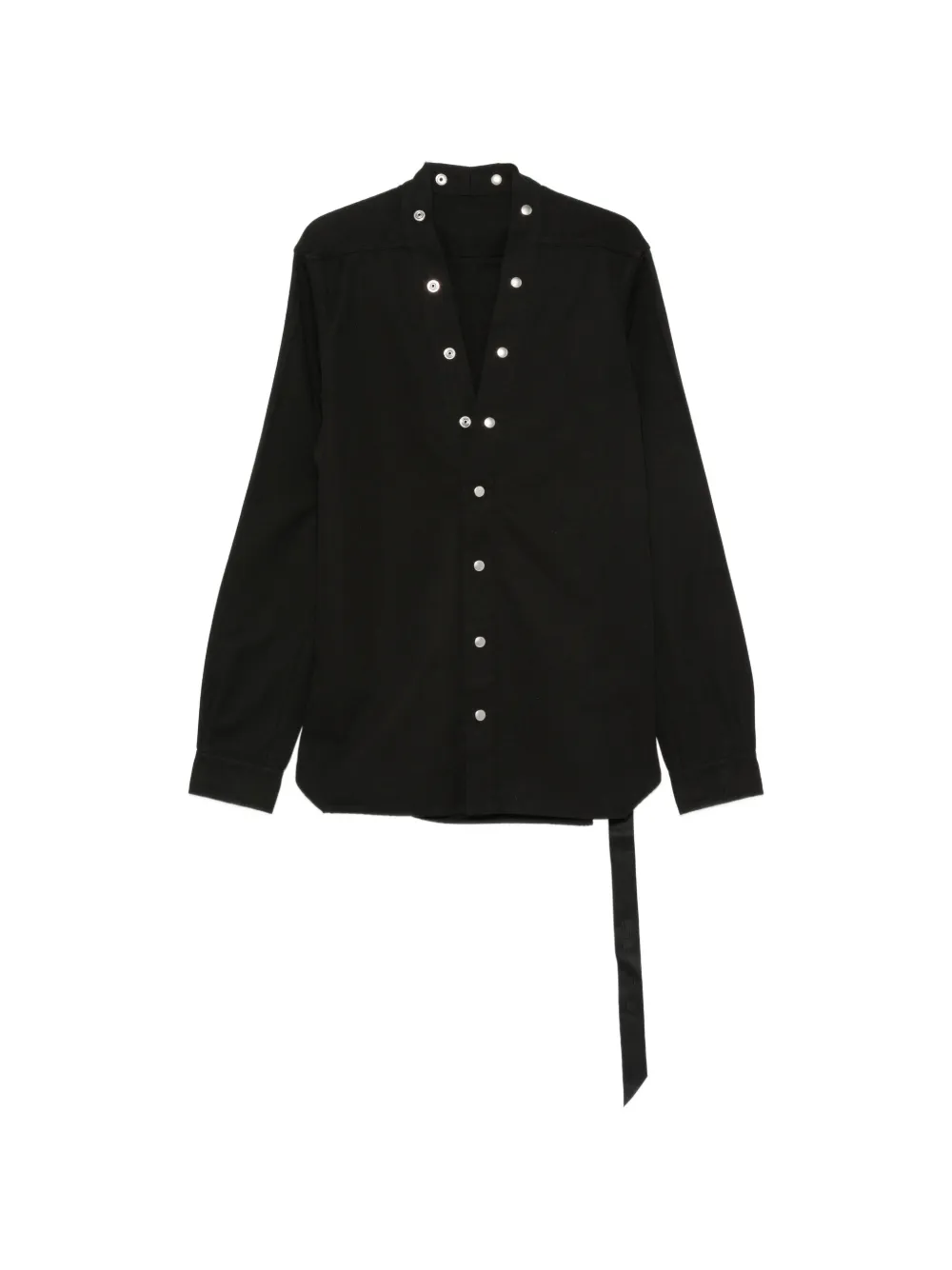 Rick Owens DRKSHDW press-stud strap-detail shirt - Black