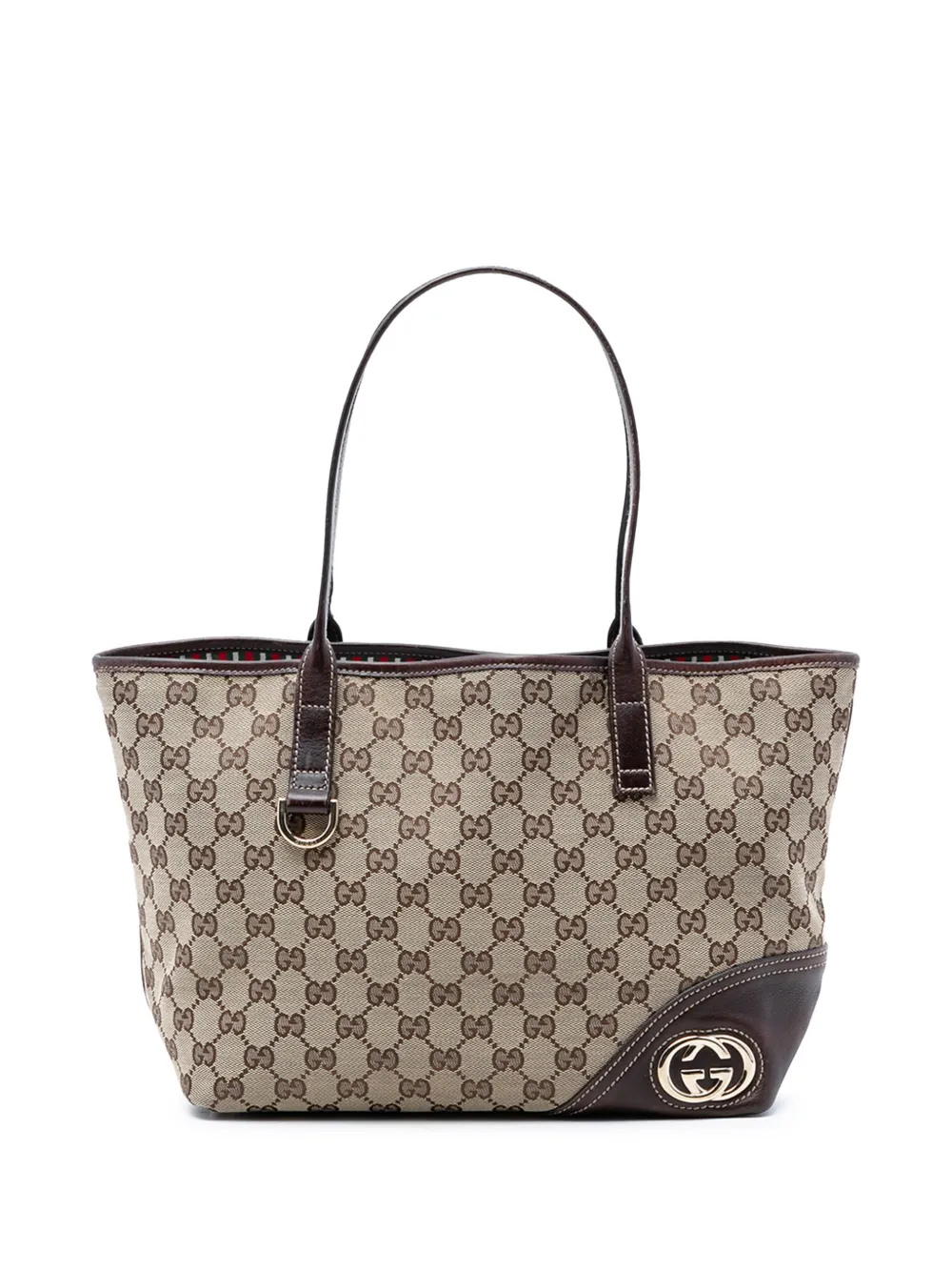 Gucci Pre-Owned 2016-2025 GG Canvas New Britt tote bag - Toni neutri