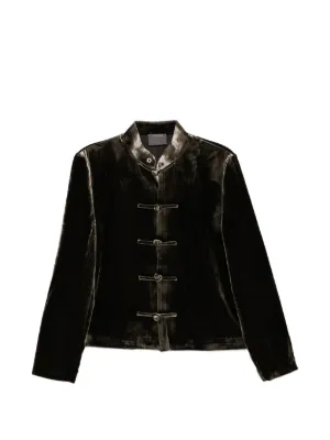 Giorgio Armani レザージャケット | ブラック | FARFETCH JP