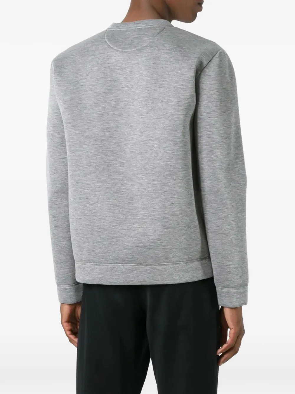Valentino Garavani Gestreepte sweater met papegaaiprint Grijs