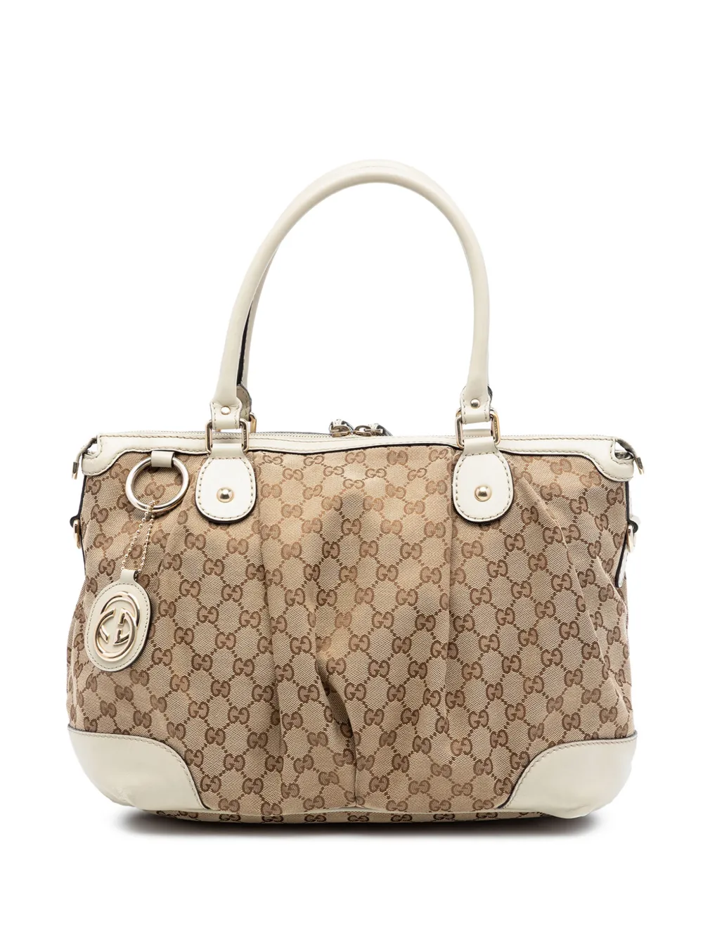Gucci Pre-Owned 2016-2026 GG Canvas Sukey satchel - Toni neutri