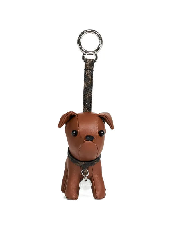 FENDI Itoキーホルダー FENDI Ito Leather Keyring | Brown | FARFETCH KW