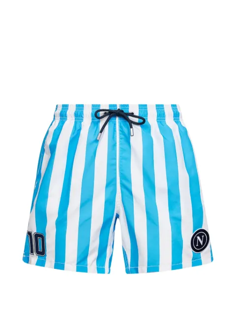 MC2 Saint Barth striped-pattern swim shorts