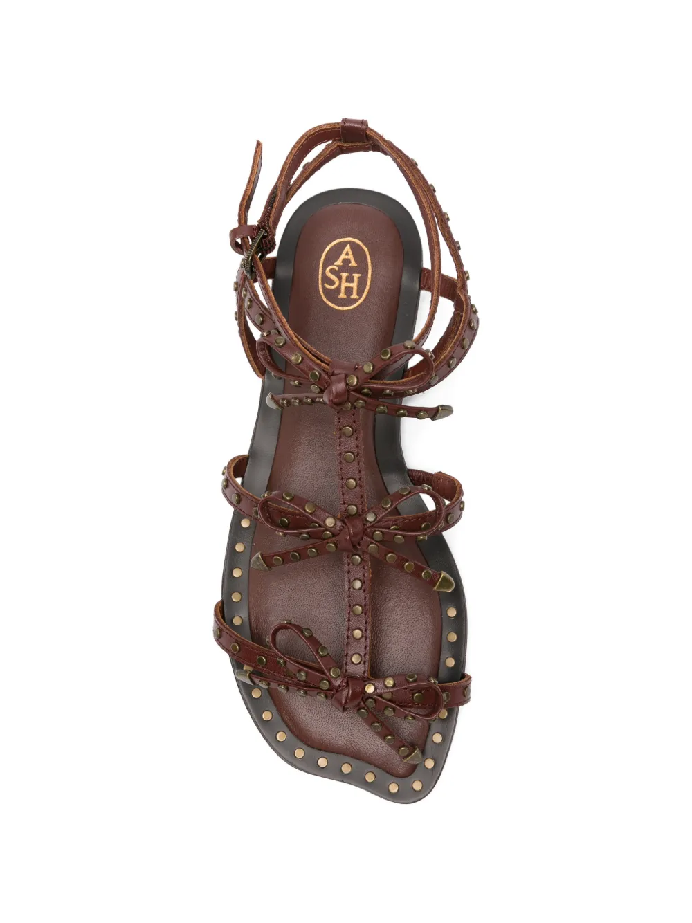 Ash Gladius studded bow-detail sandals Bruin
