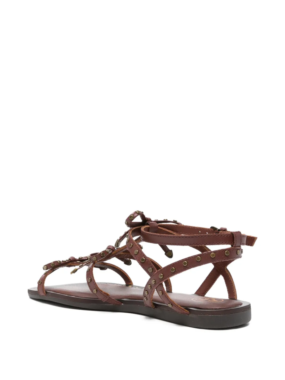 Ash Gladius studded bow-detail sandals Bruin