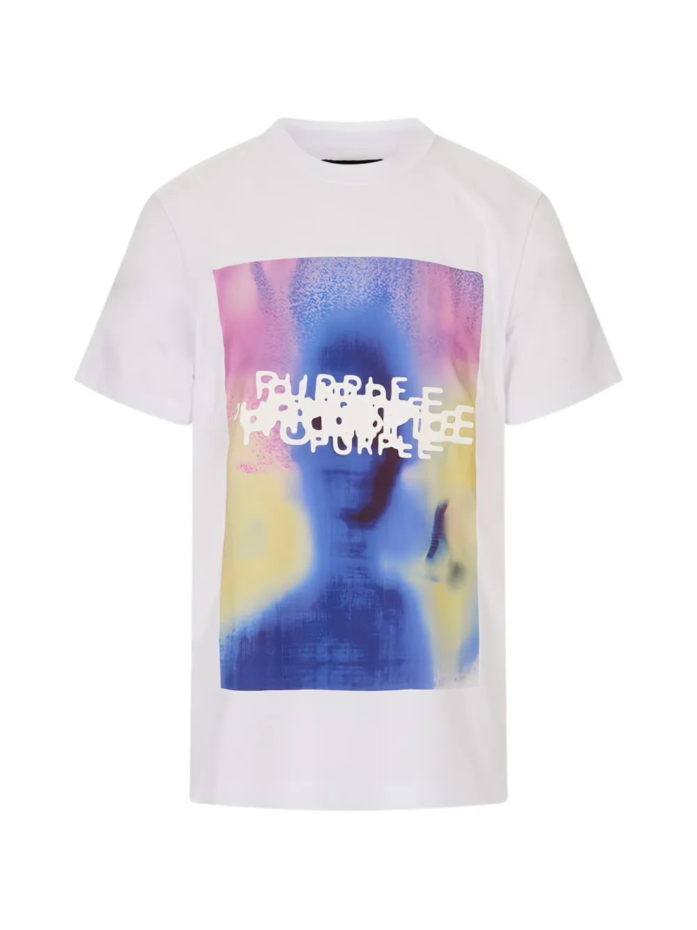 Purple Brand graphic-print T-shirt - Bianco