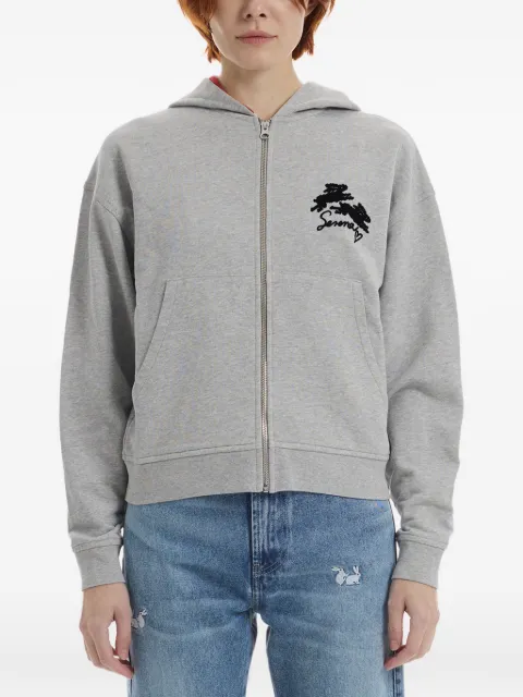 CARNE BOLLENTE Stars and Studs rhinestone-embellished hoodie