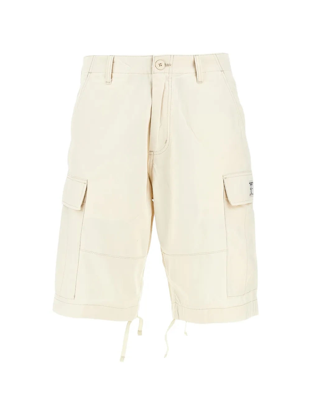 Roy Rogers Sergent cargo bermuda shorts - Bianco