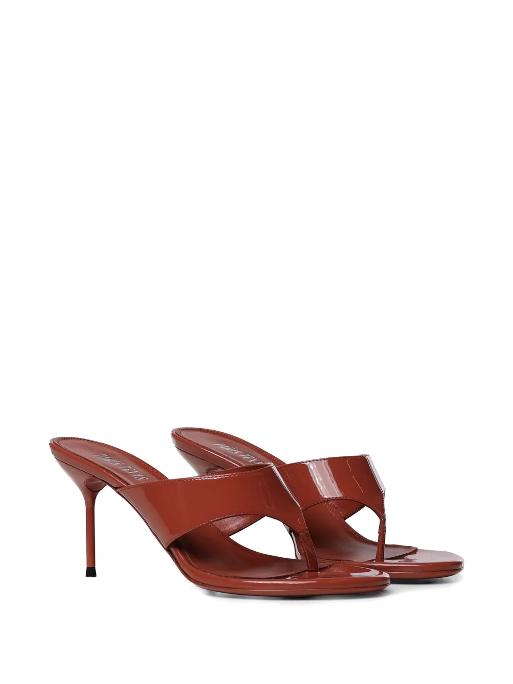 Paris Texas patent-leather thong sandals Rood