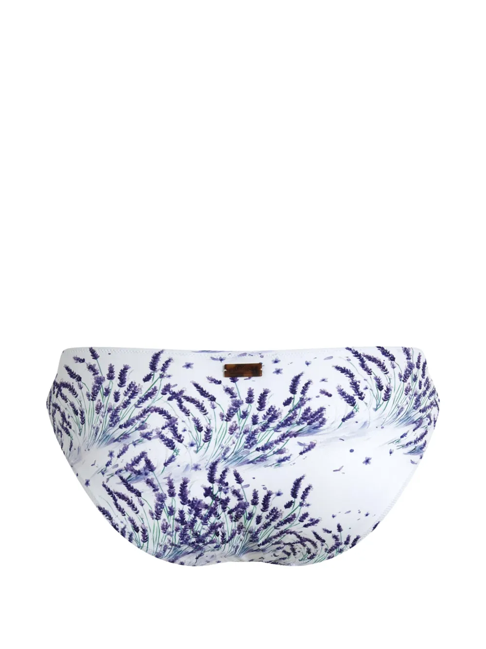 Vilebrequin Bikinislip met lavendelprint en gespdetail Wit