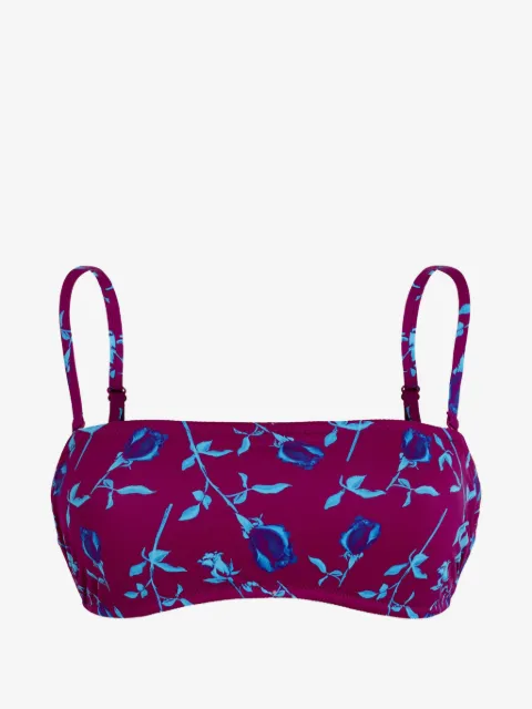 Vilebrequin floral-print bandeau bikini top
