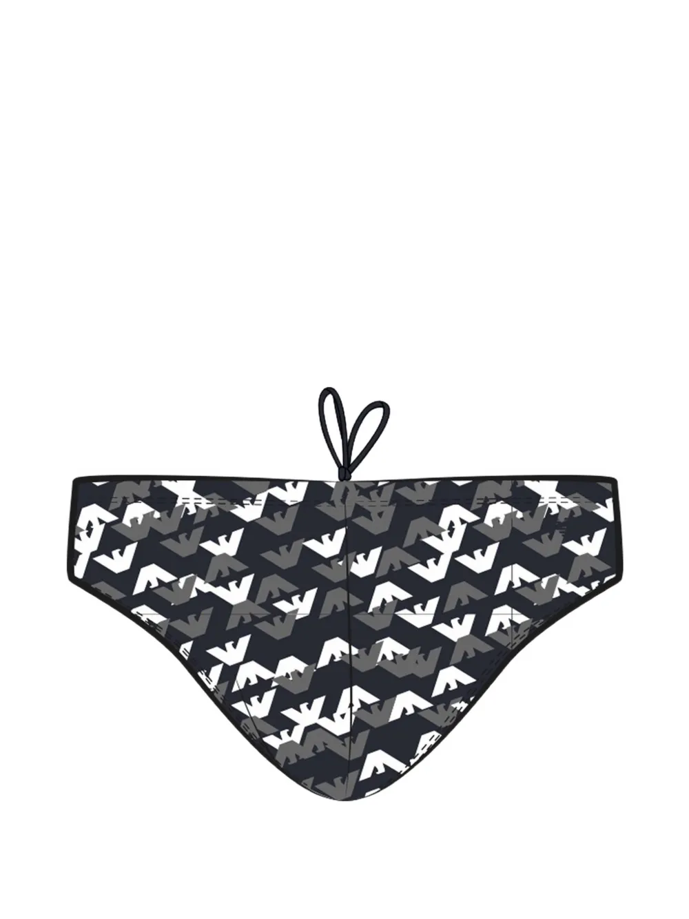Emporio Armani logo-print swimming briefs - Blu