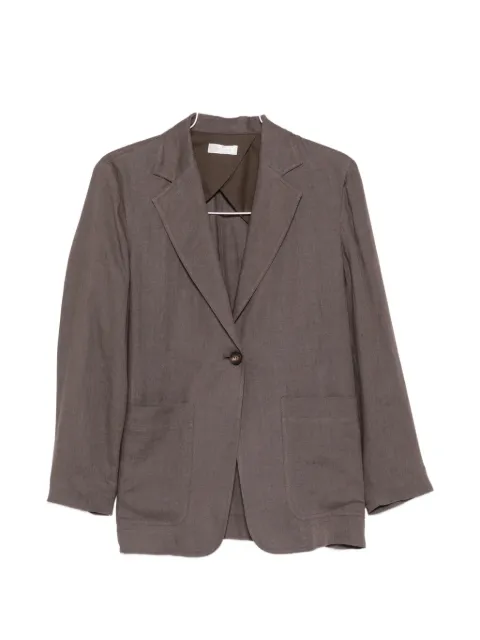PANICALE belted single-breasted jacket