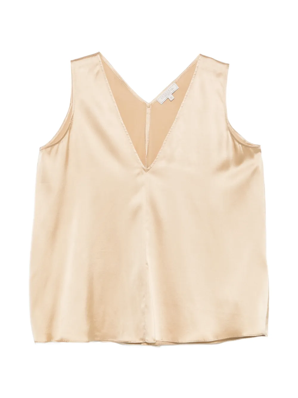 Antonelli Bergamo V-neck top - Giallo