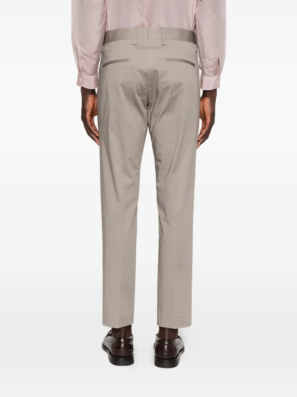 Entre Amis Senna broek met riemlussen Beige