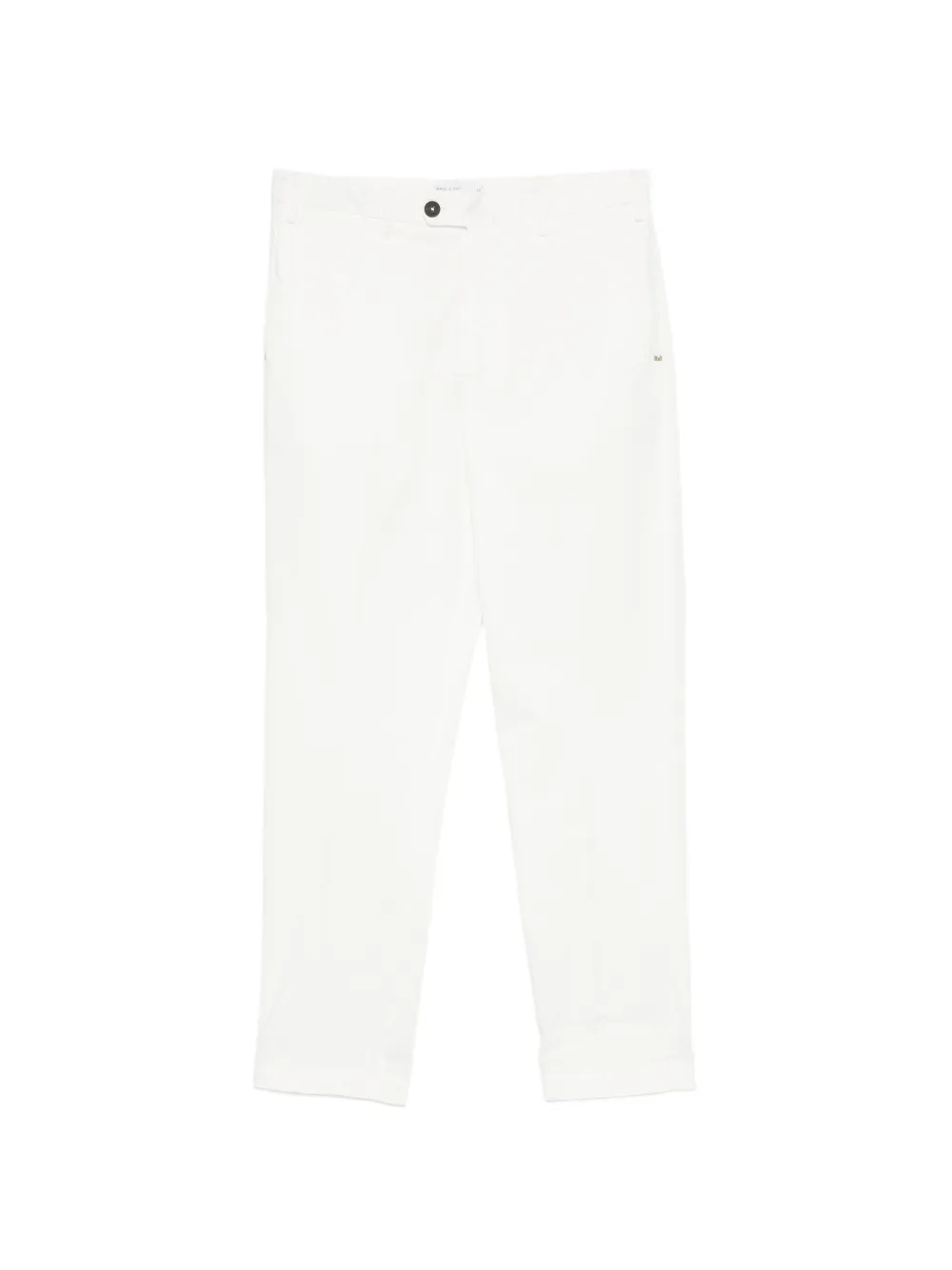Entre Amis Nilo belt-loops trousers - Bianco