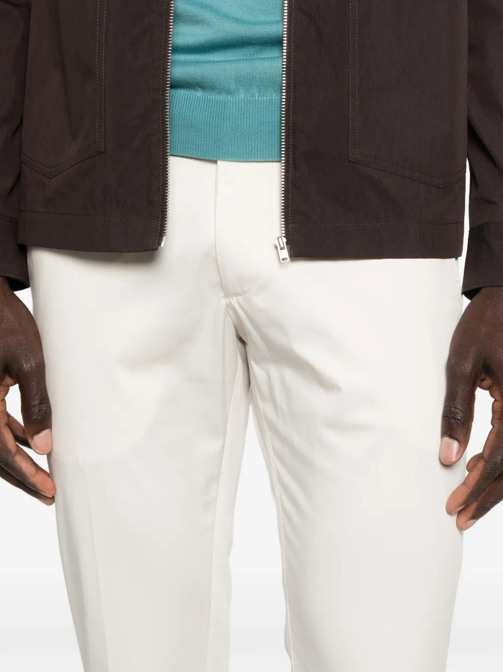 Entre Amis Senna broek met riemlus Beige
