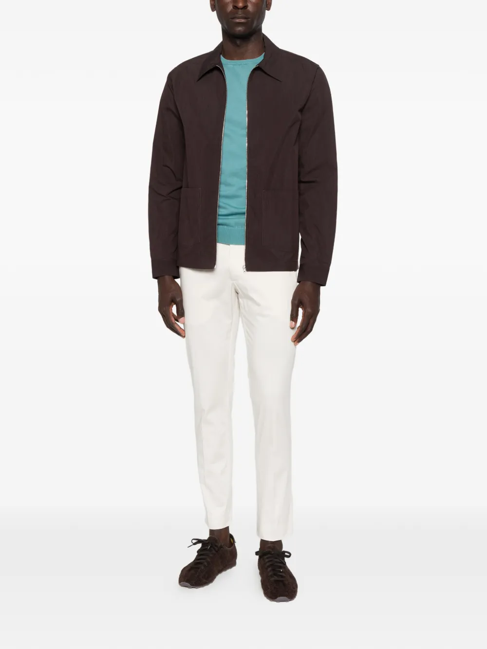 Entre Amis Senna broek met riemlus Beige