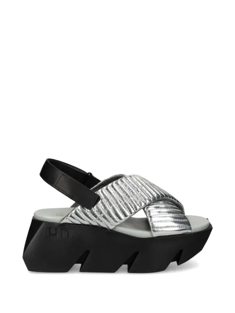 United Nude Bull Puffier quilted crossover-strap sandals