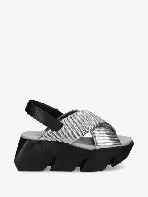 United Nude Bull Puffier quilted crossover-strap sandals