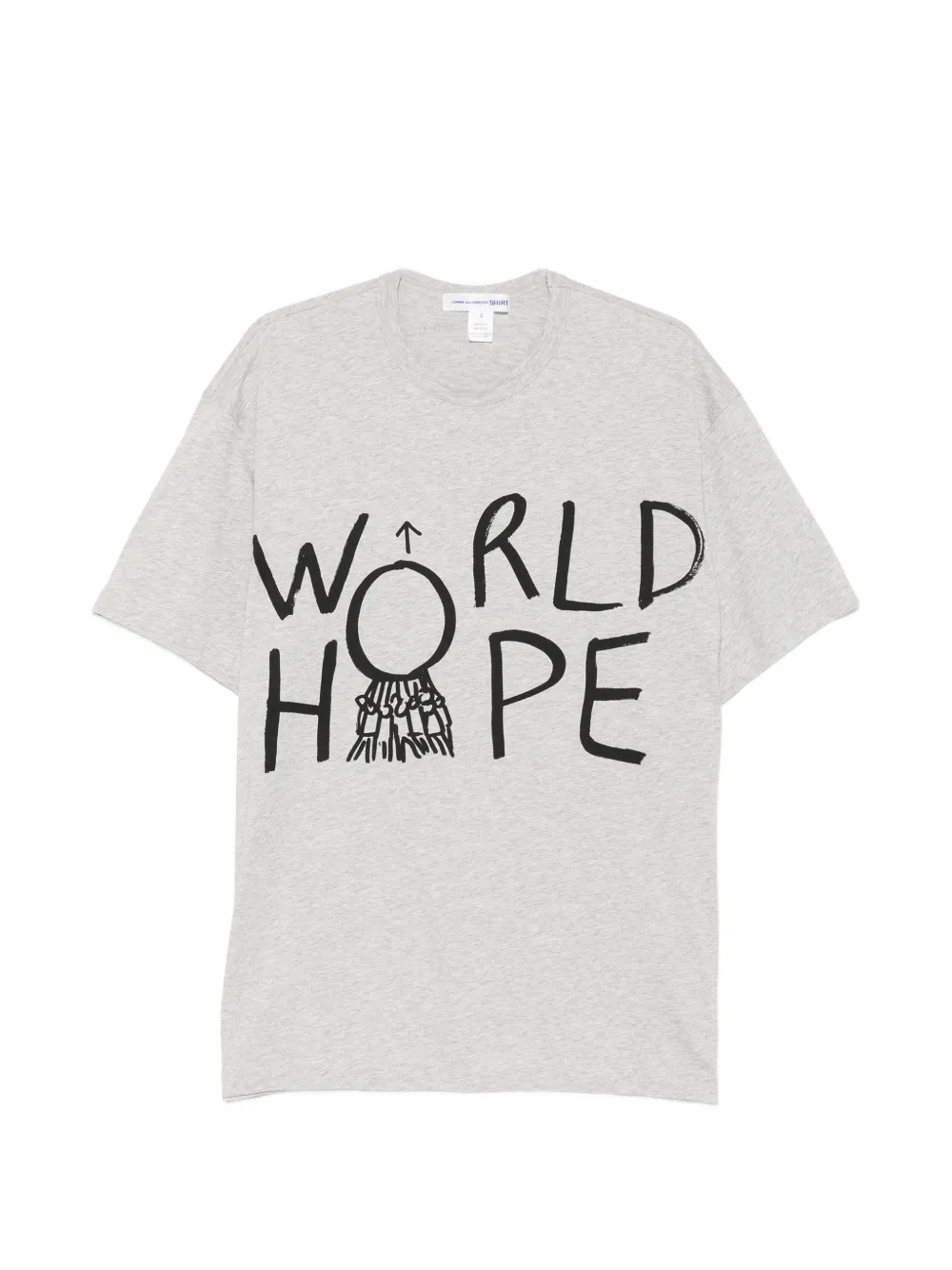 Comme Des Garçons Shirt graphic-print T-shirt - Grigio