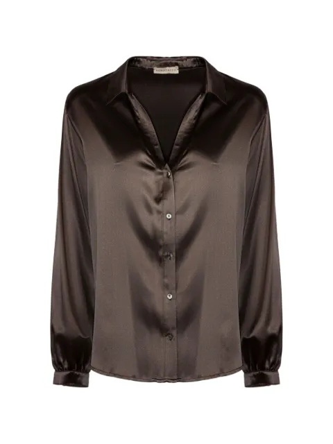 Purotatto satin-finish long-sleeve shirt
