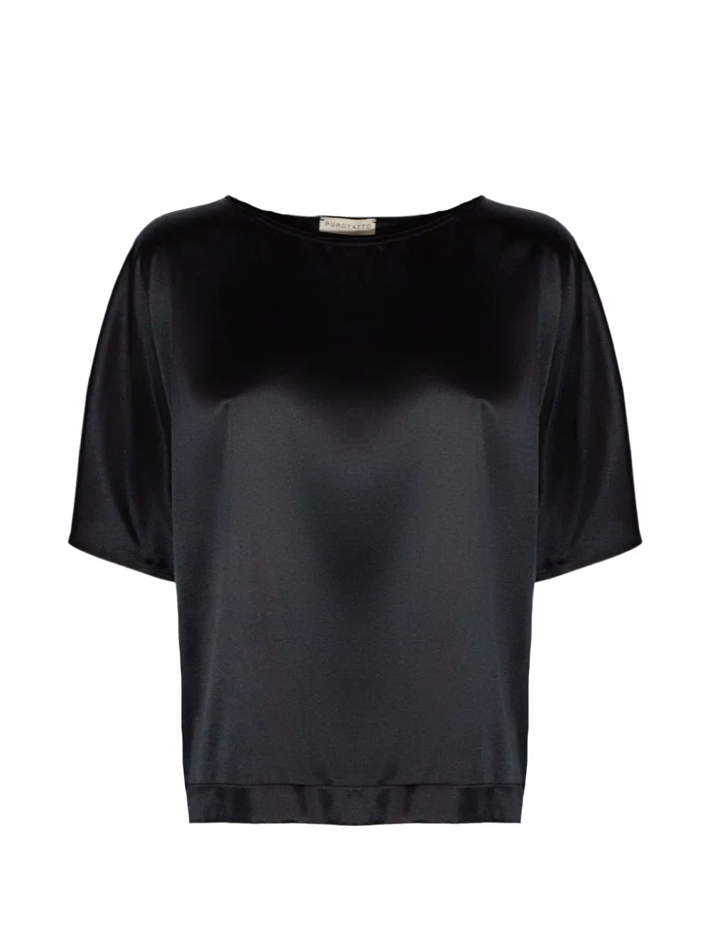 Purotatto short sleeve blouse - Nero