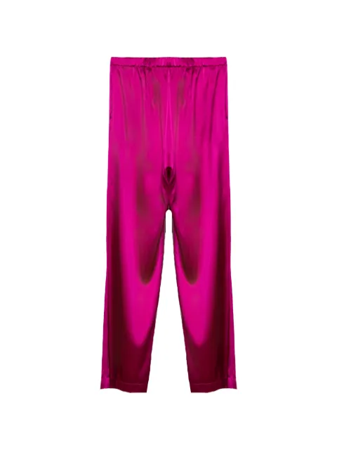Purotatto satin wide-leg trousers
