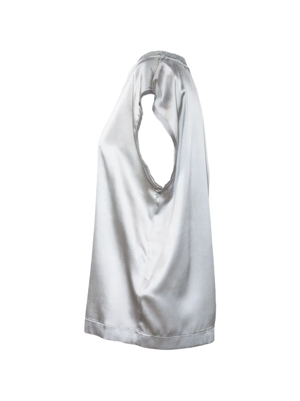 Purotatto short sleeve blouse - Grigio