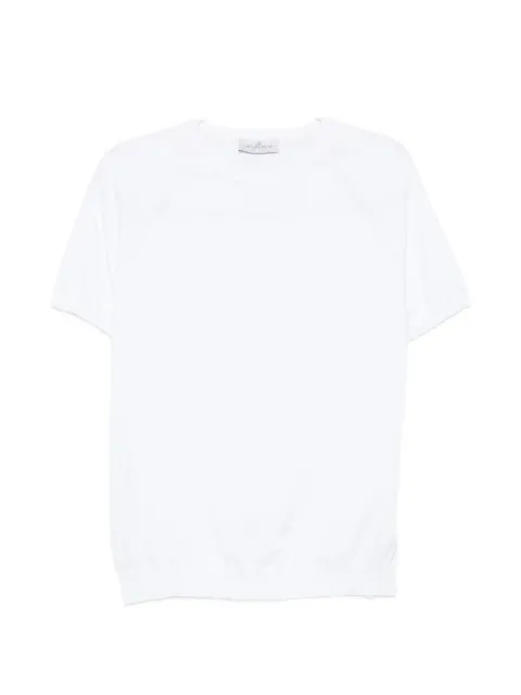 Jeordie's raglan-sleeve ribbed-trim T-shirt