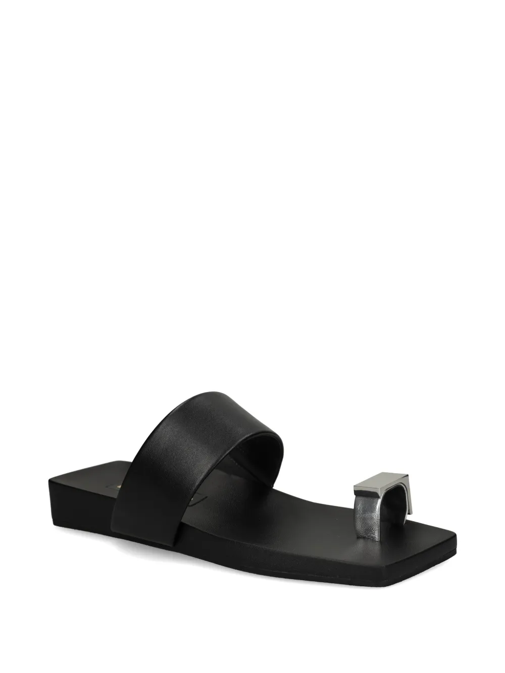 United Nude Loop Toe Lo sandalen met vierkante neus Zwart