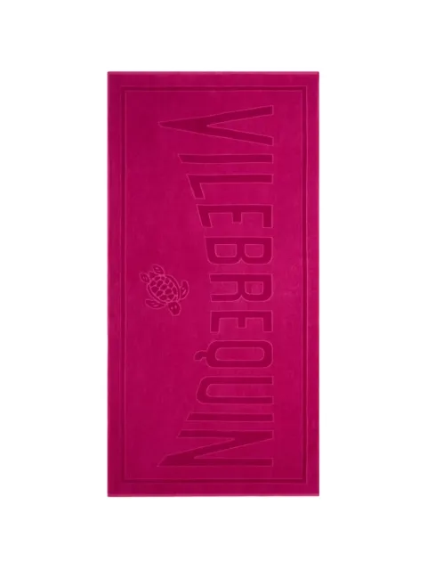 Vilebrequin embossed-logo towel