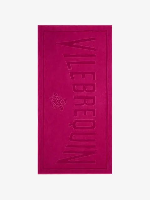 Vilebrequin embossed-logo towel