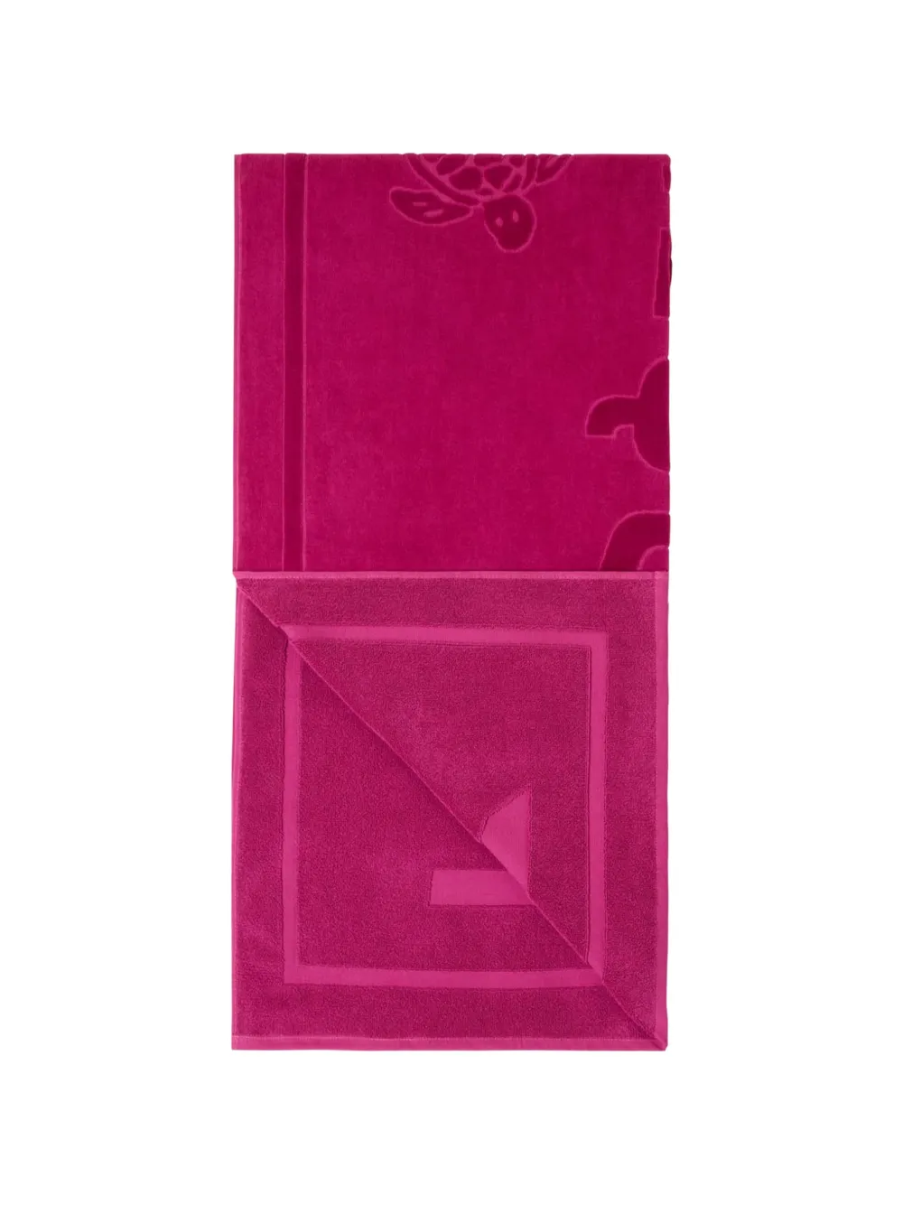 Vilebrequin Handdoek met logo-reliëf Roze