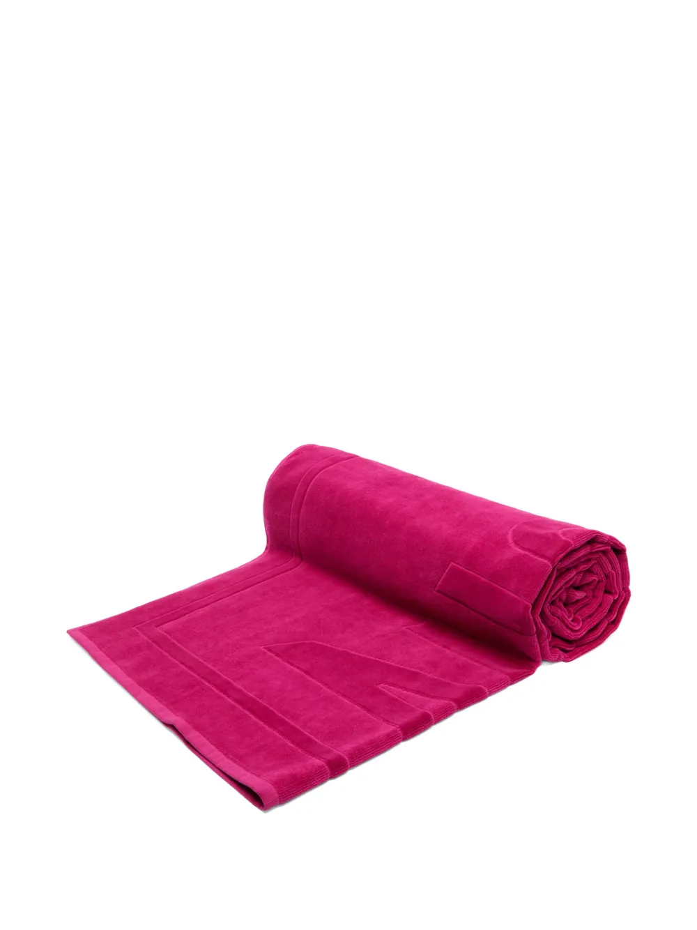 Vilebrequin Handdoek met logo-reliëf Roze