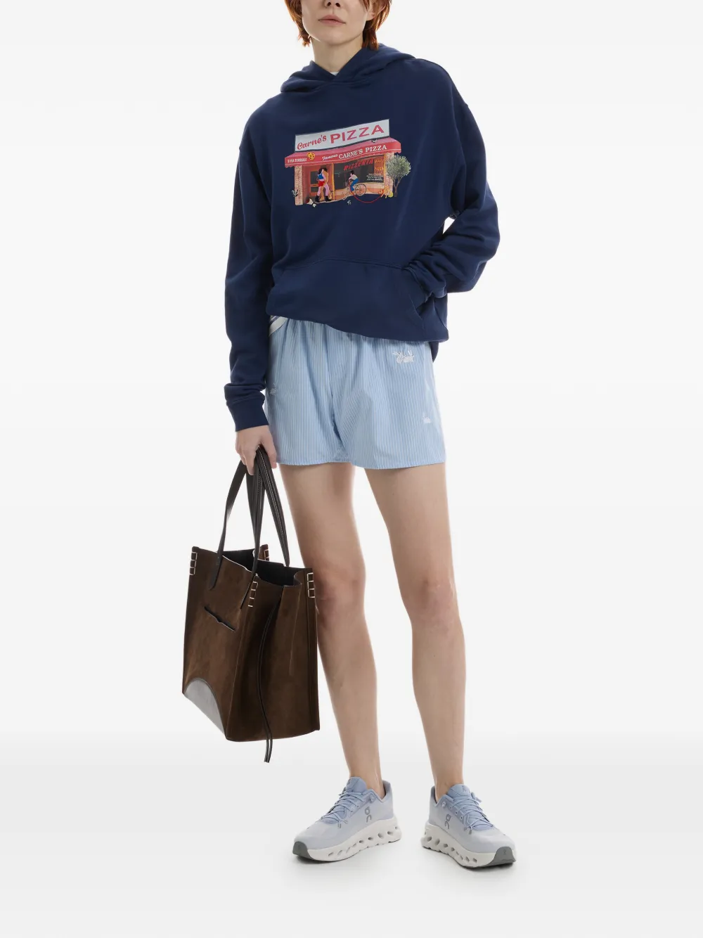 CARNE BOLLENTE Hot Slice hoodie Blauw