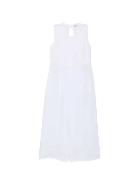 Peserico pleated-bodice sleeveless dress