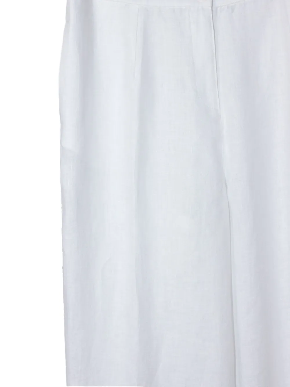 Purotatto Broek met wijde pijpen Wit