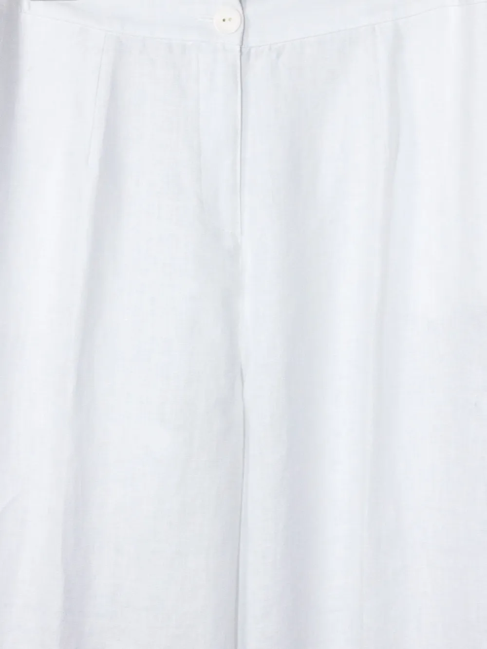 Purotatto Broek met wijde pijpen Wit