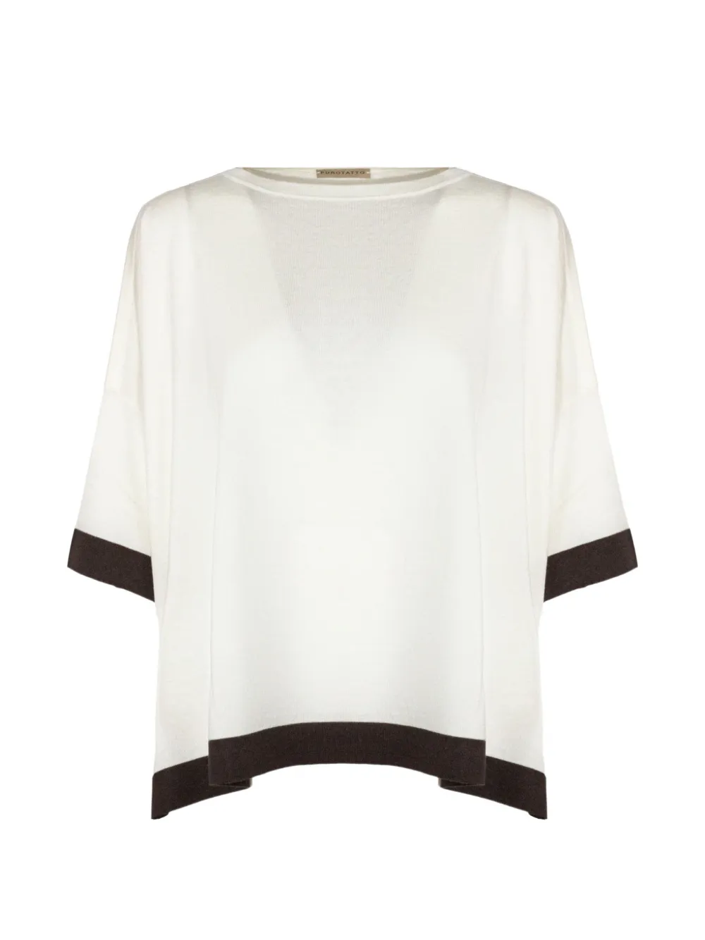 Purotatto oversized sweater - Toni neutri