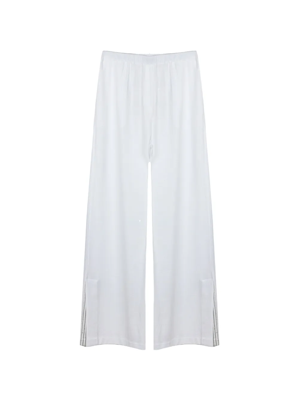 Purotatto wide-leg trousers - White