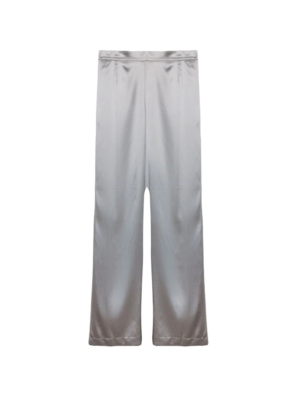 Purotatto satin-finish wide-leg trousers - Grigio