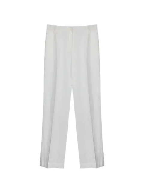 Purotatto linen wide-leg trousers