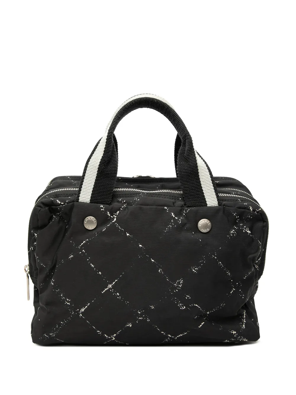 CHANEL Pre-Owned 1997-1999 Old Travel Line Nylon handbag - Nero