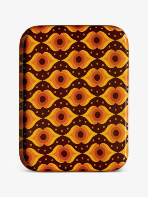 CU I SEEYOU Groovy geometric-print tray