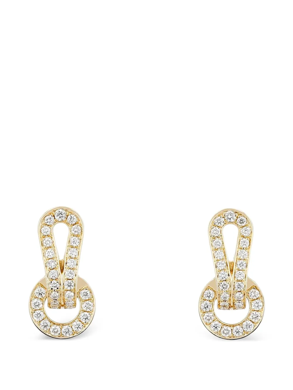 Cartier 2010s Agrafe diamond earrings - Oro
