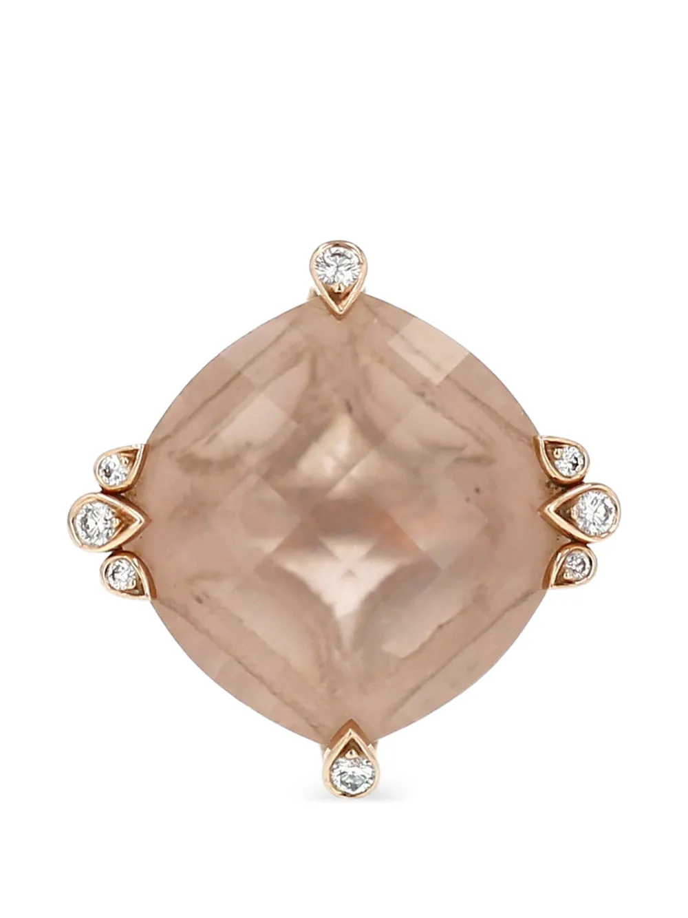 Cartier 2008 Inde Mystérieuse quartz and diamond ring - Rosa